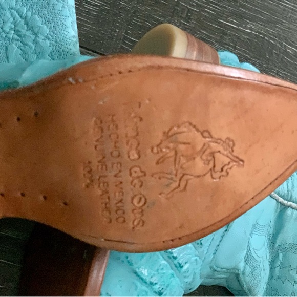 ♠️SOLD♠️ Linea de Oro Crocodile and Leather Cowboy Boots - Kids Size 12 - Picture 7 of 8